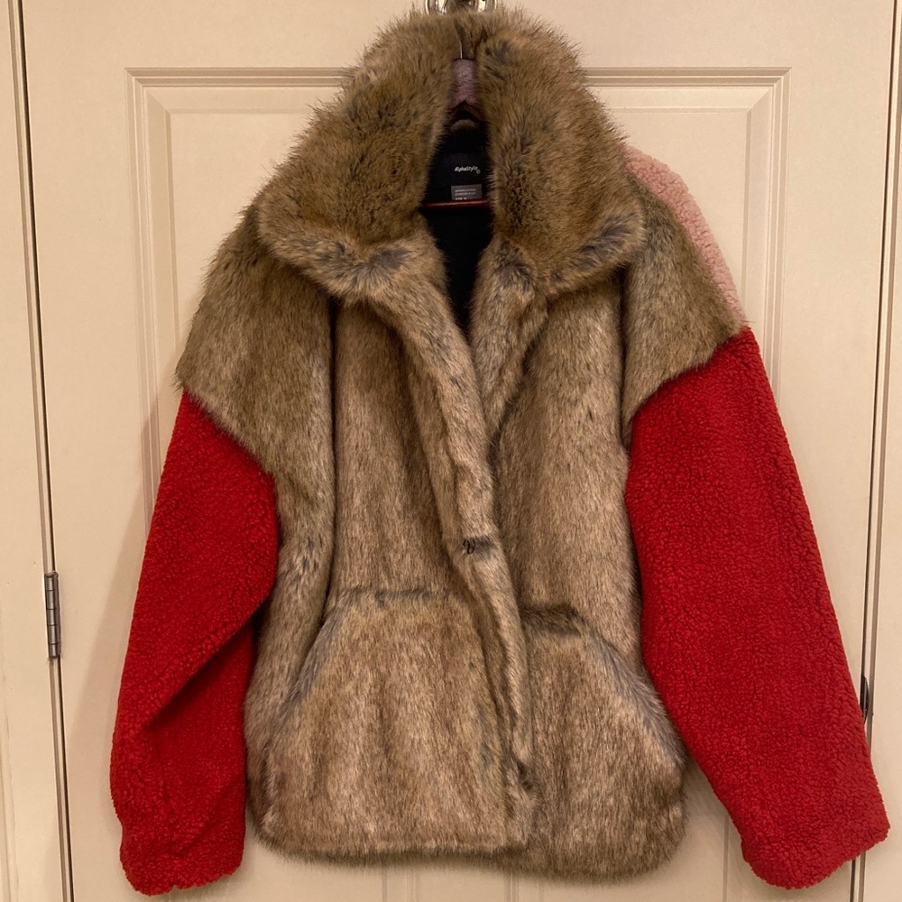 Alpha Style Teddy Jacket with faux fur.